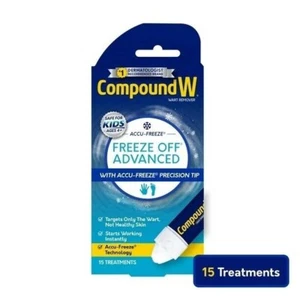 Compound W Freeze Off Advanced Wart Remover with Accu-Freeze, 15 Applications - Picture 1 of 4
