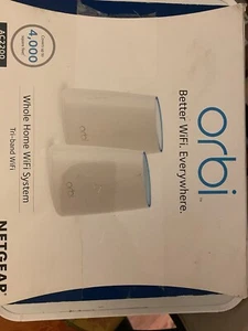 Orbi Ac2200  Whole Home Wi Fi System Sealed  Tri-band Wi-Fi New , Sealed   - Picture 1 of 5