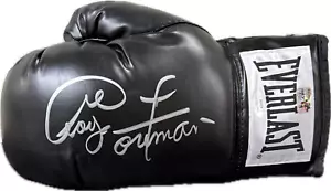 George Foreman Signed Black Boxing Glove JSA & George Foreman Holo Authen L - Picture 1 of 2