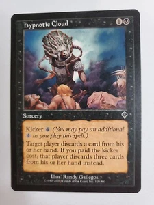 MTG Magic The Gathering Card hypnotic CloudSorcery Black Invasion 2000 - Picture 1 of 2
