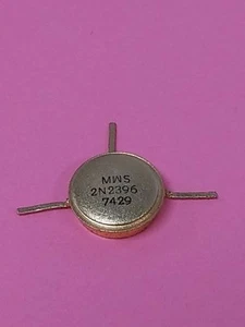 MWS 2N2396 Silicon Si NPN TRANSISTOR TO-50 - Picture 1 of 2