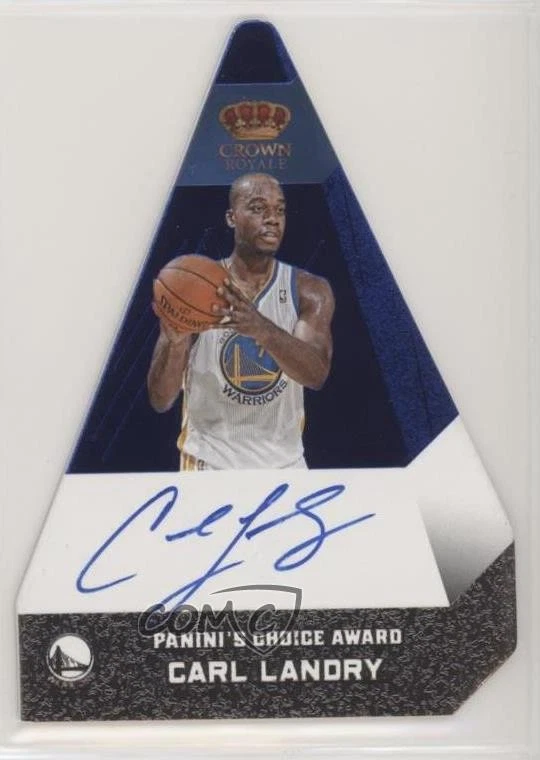 2012-13 Panini Preferred Panini's Choice Award Blue /25 Carl Landry #19 Auto - Image 1 of 2