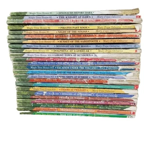 ✅Magic Tree House Lot of 24 Paperback Books Missing #17, 21, 22, 25 - POOR COND. - Imagen 1 de 17