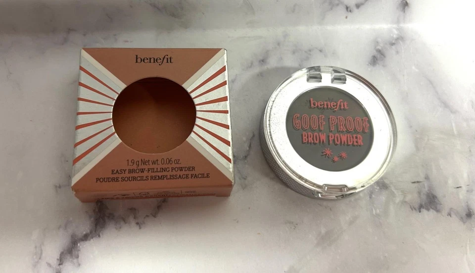 Polvo de relleno de cejas Benefit Goof Proof #4,5 MARRÓN NEUTRO MEDIO tamaño completo nuevo en caja Foto 1 de 1