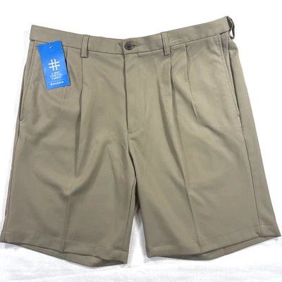 Pantalones Cortos Haggar Para Hombre 38 Marrón Enfriamiento Protección UV Cintura Expandible Golf Papá Nuevos con Etiquetas Foto 1 de 4