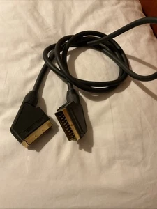 1m Gold-Plated Scart Lead Cable - Picture 1 of 1