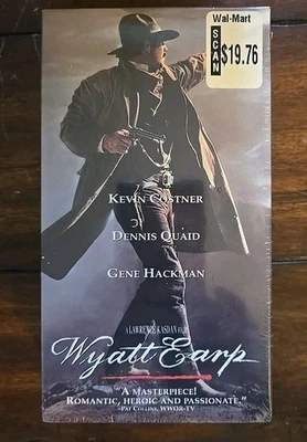 Wyatt Earp sealed (VHS, 1994, 2-Tape Set) - Image 1 of 3