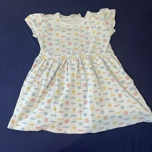 Luigi Girls Dress Fish Print Pima Cotton Size 5 - Picture 1 of 5