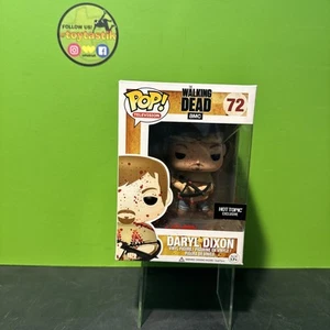 Poncho Funko Pop The Walking Dead Hot Topic Daryl Dixon Sangriento Exclusivo Dañado - Imagen 1 de 9