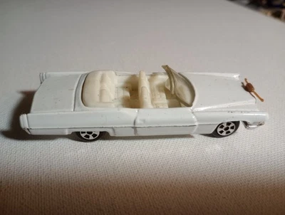 1981 年 ERTL Dukes Of Hazard BOSS HOGGS 凯迪拉克可转换白色 5sp 铬轮 — 第 1/4 张图片