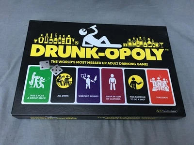 DRUNK-OPOLY  The Adult  Drinking Party Board Game - Image 1 of 4