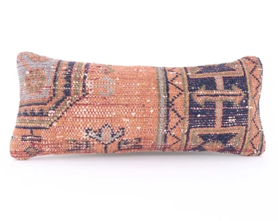 Funda de almohada bordada retro funda de sofá cojín decoración del hogar floral vintage Foto 1 de 4