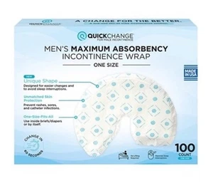 QuickChange Men's Incontinence Catheter Alternative (100 Count) - Picture 1 of 2
