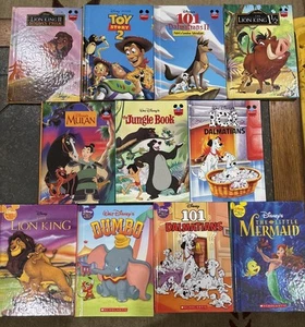 Set Of 11 Disney's Wonderful World Of Reading Hardback Children's Books EUC - Picture 1 of 9