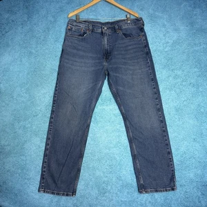 Levi’s 505 Herren Jeans 38x30 Regular Fit Blau Passt 36x29 Zip Fly - Bild 1 von 17