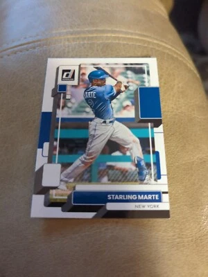 2022 Donruss Base #206 Starling Marte New York Mets - Image 1 of 2
