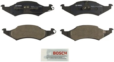 Pastilhas de freio Bosch QuietCast semi-metálicas dianteiras para 1988-1992 Lincoln Continental - Imagem 1 de 2