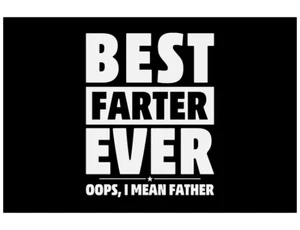 3'x5' Best Farter Father Flag single sided Fathers Day - Picture 1 of 4
