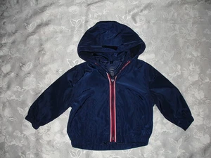 Boys BABY GAP Windreaker Light JACKET Sz 12-18 M Navy Blue - Picture 1 of 1