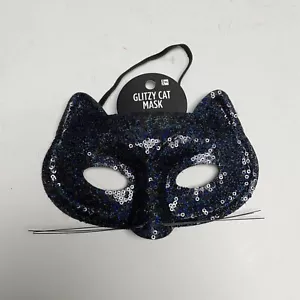 Glitzy Cat Eye Mask Halloween Cosplay Costume Masquerade Dress Up Fancy New - Picture 1 of 4