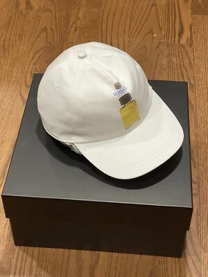 Sombrero/Gorra Ajustable Perfume Versace Auténtico Para Hombres Hecho en Italia Blanco Talla 60 Foto 1 de 4