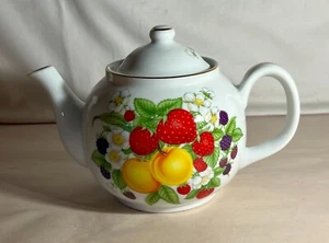 Lenox Orchard 4 1/2" 4 Cup Teapot With Lid - Picture 1 of 2