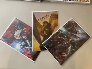 THOR LOT of 3 Comic Books Vol 6 TWO BOOKS SIGNED w/CoA!! All Virgin Variants!! - Picture 1 of 8
