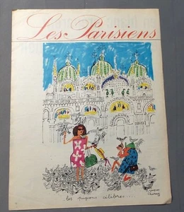 PUB PUBLICITE ANCIENNE ADVERT CLIPPING 310817/ LES PARISIENS PAR JACQUES CHARMOZ - Imagen 1 de 1