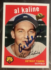 AL KALINE 2005 Topps All-Time Fan Favorites Baseball Card #37 AUTO Autograph