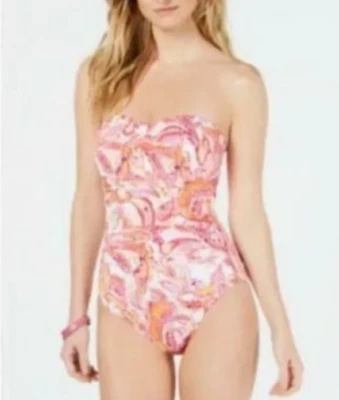 Lauren Ralph Lauren Tummy-Control One-Piece Swimming Wear, Size 8 - Image 1 of 4