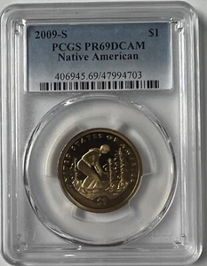 2009 S Sacagawea Native American $1 Dollar PCGS PR69DCAM - Picture 1 of 2