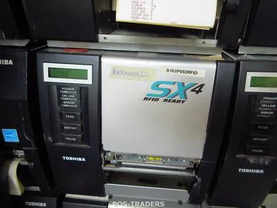 TOSHIBA SX4 B-SX4T-GS20-QM-R Thermo DT/TT Label Drucker - PASSWORD - ex lan  - Bild 1 von 4