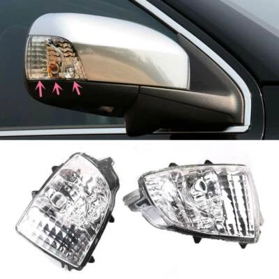 Lente indicadora de señal de giro del espejo de puerta derecho + izquierdo para Volvo XC90 XC70 2007-2014 Foto 1 de 4