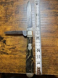 1930's~WYETH WARRANTED CUTLERY~2 BLADE POCKET KNIFE - Picture 1 of 12