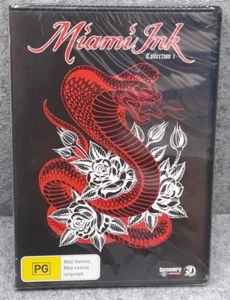 NEW: Miami Ink : Collection 1 Tattoo TV Series DVD Region 4 PAL Free Post - Picture 1 of 3