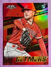 Reid Detmers 2022 Topps Fire RED FLAME FOIL PARALLEL Rookie #55 ANGELS
