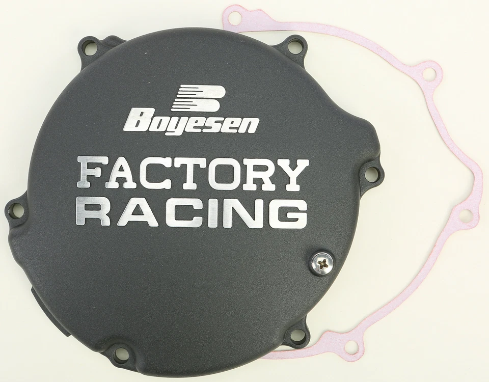 Boyesen Factory Clutch Cover Black Kawasaki KX125 94-02 CC-11B - Image 1 of 1
