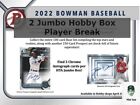 Jacob deGrom New York Mets 2022 Bowman 1/4 Case Jumbo Hobby Player Break #1
