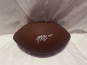 Michigan Wolverines MASON GRAHAM Signed NFL Football JSA - Picture 1 of 2