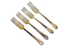 Tenedor ancestral International Silver Rogers Bros 7 5/8" - juego de 4 - Imagen 1 de 3