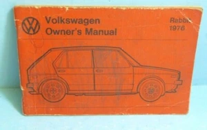 Volkswagen Rabbit 76 1976 manual del propietario - Imagen 1 de 1