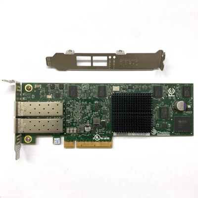 Chelsio 110-1106-30 Dual Port 10Gbps SFP+ PCI-E Network Adapter  - Image 1 of 4