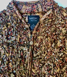 MSK Petite Decorative Jacket. Size PL - Picture 1 of 5
