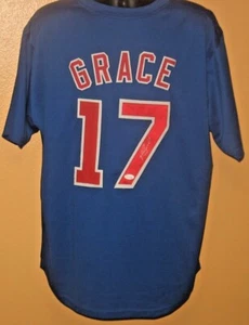 Mark Grace Signed Autograph Logo Jersey JSA Certified XL Chicago Cubs Auto - Picture 1 of 5