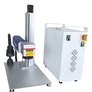 US RAYCUS 200W Fiber Laser Cutting Engraver Machine Gold Metal Logo Cut Mark - Picture 1 of 24