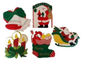 Lote De Colección De 5 Porta Ollas Navidad Vacaciones Almohadillas Calientes 100% Algodón Cocina - Imagen 1 de 11