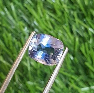 6.11Ct Flawless Ceylon Cornflower Lab Grown Blue Sapphire Cushion Cut Loose Gems - Picture 1 of 9