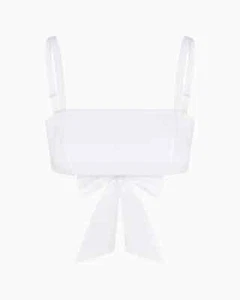 KHY BY KYLIE JENNER Popeline Bralette Farbe weiß Größe MEDUIM - Bild 1 von 6