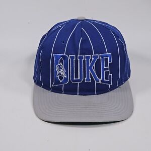 Vintage Starter Duke Blue Devils Pin Stripe Snapback Hat