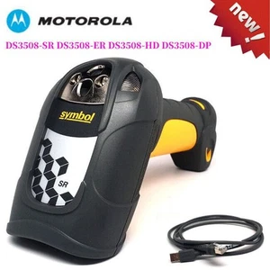 Zebra Motorola Symbol DS3508 Series 1D 2D Rugged Handheld USB Barcode Scanner - Afbeelding 1 van 7